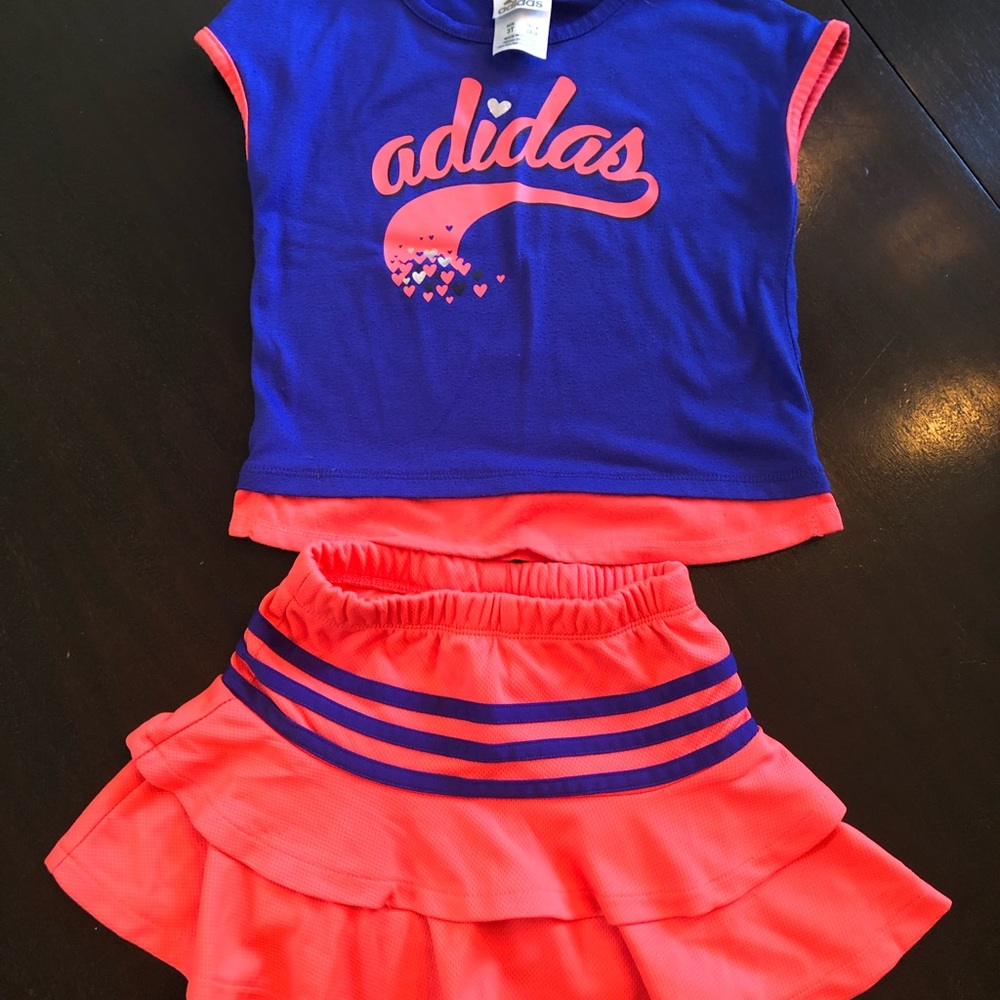 Adidas Toddler Girl Outfit 3T